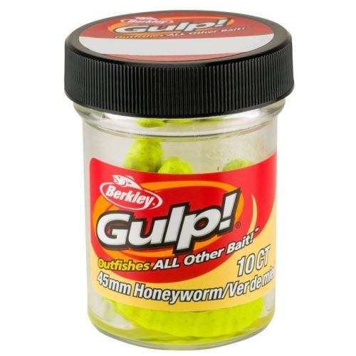 Berkley Umelé Nástrahy Gulp Honey Worm-Chartreuse 4,5 cm