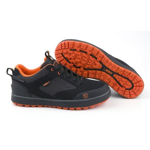 Fox Topánky Black Orange Shoe