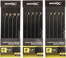 Matrix Nadväzec X6 Carp Pellet Rigger Band Rigs 10 cm - Veľkosť Háčika 14