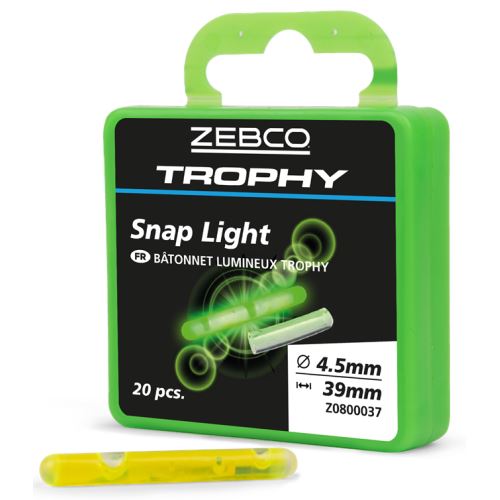 Zebco Chemické Svetlo Trophy Snap Light Pack 20 ks 4,5x39 mm