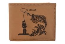 Mercucio Peňaženka Natural Vzor 57 Rybár A Zubáč Mercucio Peňaženka Natural Vzor 57 Rybár A Zubáč