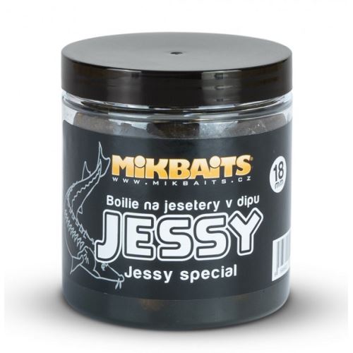 Mikbaits Boilie na Jeseterov v Dipe Jessy Special 250 ml 18 mm