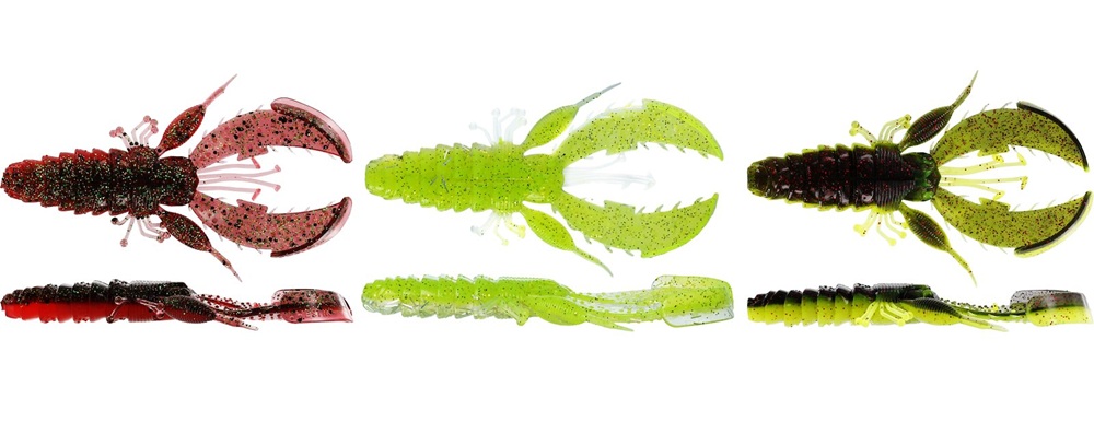 E-shop Westin gumová nástraha crecraw creaturebait dark water mix - 6,5 cm 4 g 6 ks