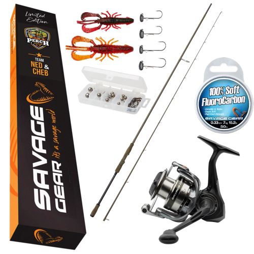 Savage Gear Set Prútu Perch Academy Kit 1 Team Ned Cheb 2,21 m 5-18 g