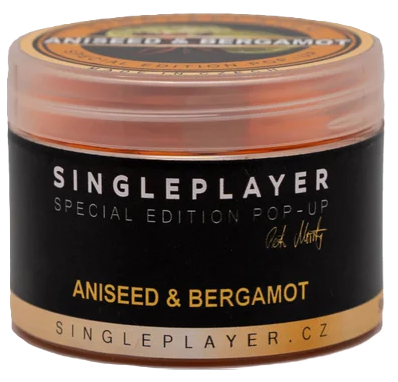 Singleplayer plávajúce boilie special edition pop-up aniseed & bergamot 50 g - 12 mm