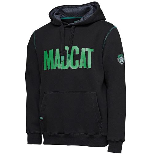 Madcat Mikina Mega Logo Hoodie Black Caviar