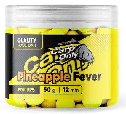 Carp only plávajúce boilies hi-visual pop up pineapple fever 50 g - 12 mm