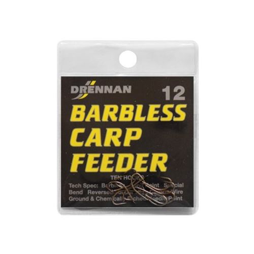 Drennan Háčiky Bez Protihrotu Carp Feeder Barbless