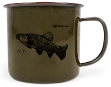Korum Hrnček Classic Enamel Mug Tench 330 ml Lieň