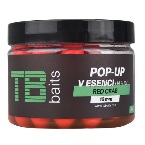 TB Baits Plávajúce Boilie Pop-Up Red Crab + NHDC 65 g