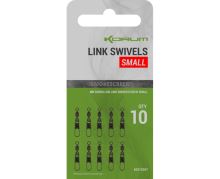 Korum Karabinka Smokescreen Link Swivels 10 ks - Small