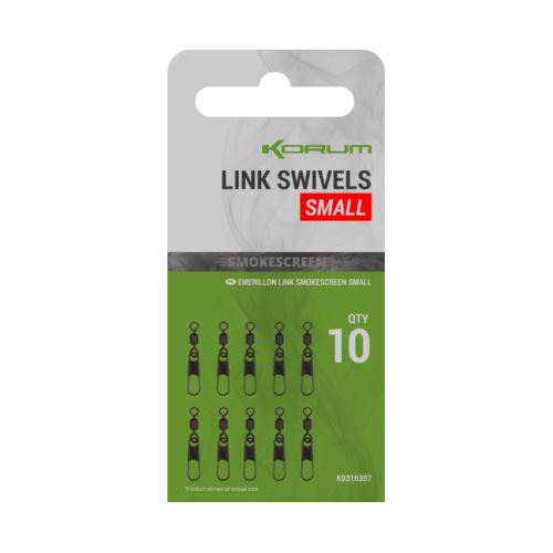 Korum Karabinka Smokescreen Link Swivels 10 ks