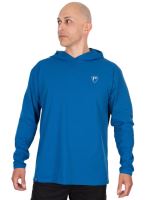Fox RageTričko s Dlhým Rukávom a Kapucňou Blue Hooded T - M