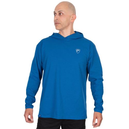 Fox RageTričko s Dlhým Rukávom a Kapucňou Blue Hooded T