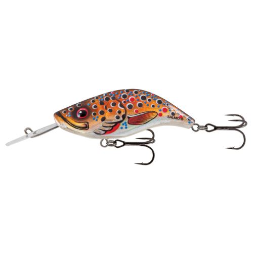 Salmo Wobler Sparky Shad Floating Brown Holographic Trout 4 cm