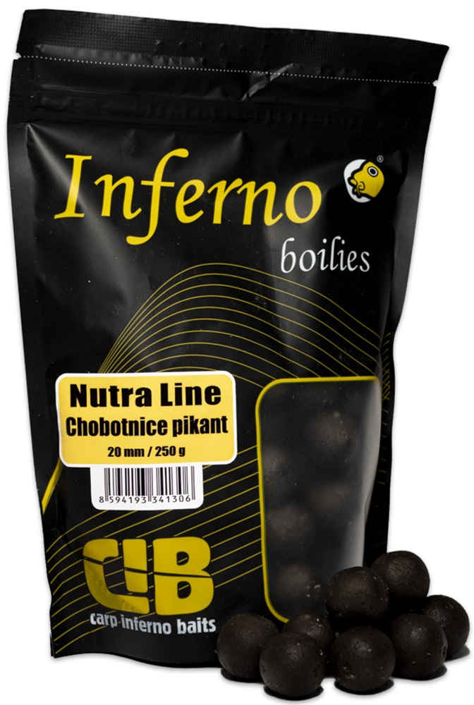 Carp inferno boilies nutra line chobotnica pikant - 250 g 20 mm