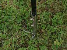 Delphin Nerezový Zapichovací Držiak Dáždnika TRIB 3x Hrot (5)