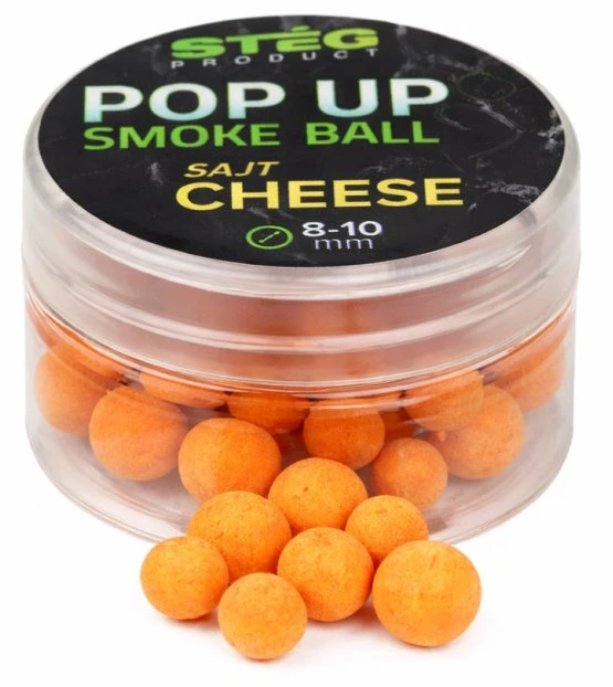 Stég plávajúce boilie pop up smoke ball 10 g 8-10 mm - cheese