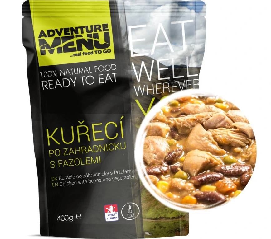 Adventure menu kuracie po záhradnícky s fazuľou