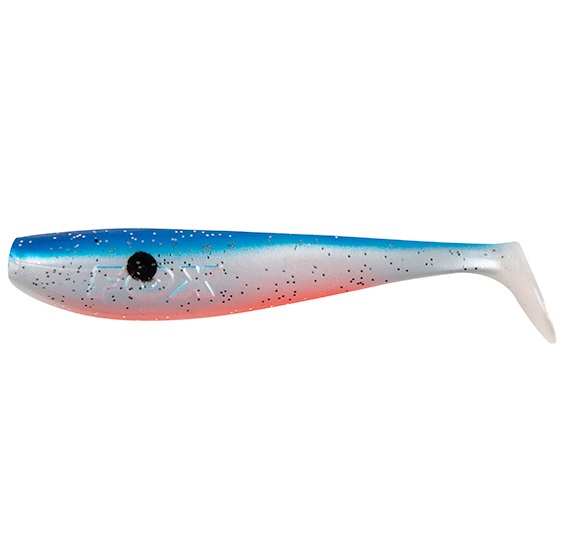 Fox rage gumová nástraha ultra uv zander pro shads uv red belly roller - 12 cm