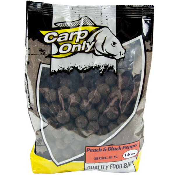 Carp only boilies peach & black pepper 1 kg-24 mm