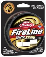BERKLEY Spletaná šnúra FIRELINE TRACER BRAID 110 m yellow black-Priemer 0,45 mm / Nosnosť 62,9kg