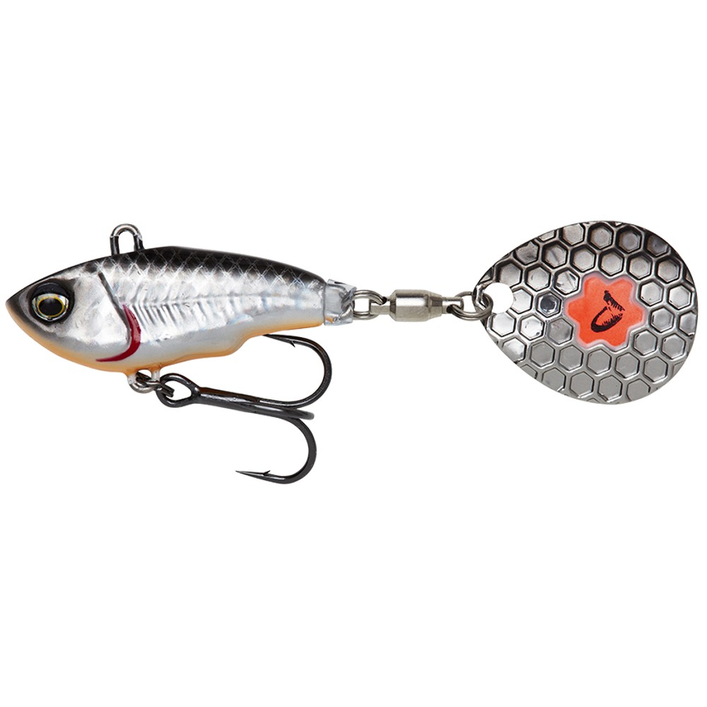 Savage gear fat tail spin sinking dirty silver - 8 cm 24