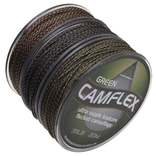 Gardner Olovená Šnúrka Camflex Leadcore 20 m 35 lb