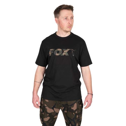 Fox Tričko Black Camo Logo T-Shirt