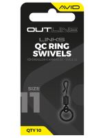 Avid Carp Obratlík s Krúžkom Outline QC Ring Swivel Avid Carp Obratlík s Krúžkom Outline QC Ring Swivel