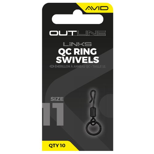 Avid Carp Obratlík s Krúžkom Outline QC Ring Swivel