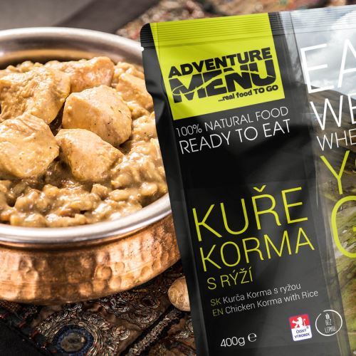 Adventure Menu Kurča Korma S Ryžou
