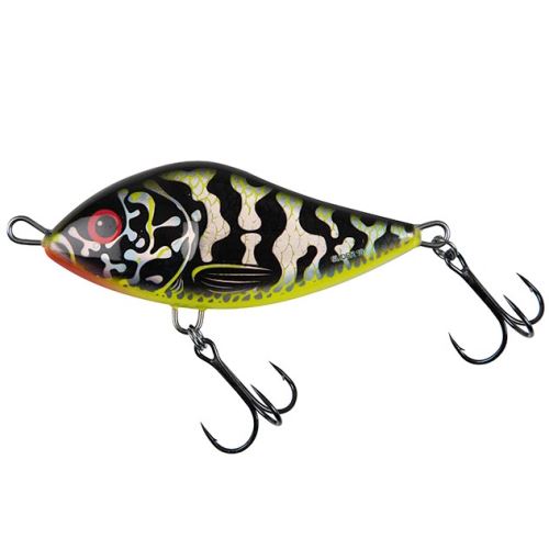 Salmo Wobler Limited Edition Slider Sinking Holographic Green Pike