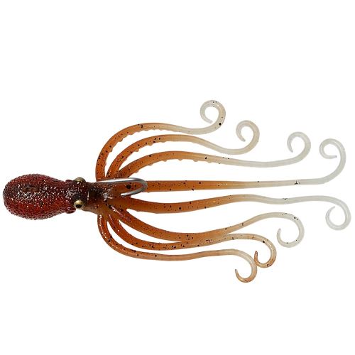 Savage Gear Gumová Nástraha 3D Octopus Brown Glow