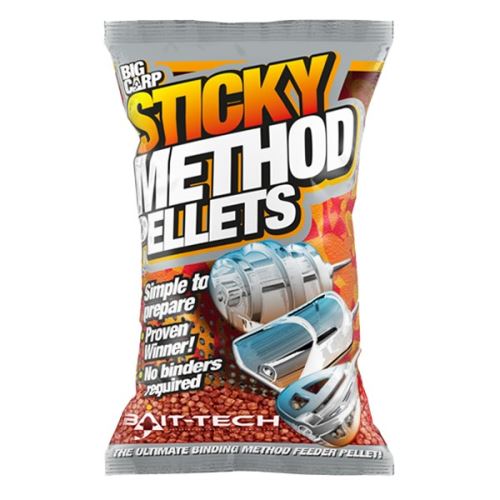 Bait-Tech Pelety Sticky Method Micro Red 700 g