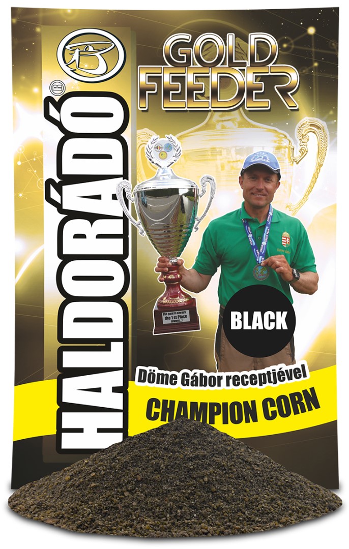 Haldorádó krmítková zmes gold feeder 1 kg - champion corn black