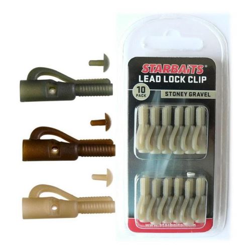 Starbaits Závesky Lead Lock Clip 10 ks