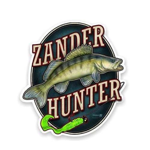 4ANGLERSDESIGN Samolepka 14 Zander Hunter