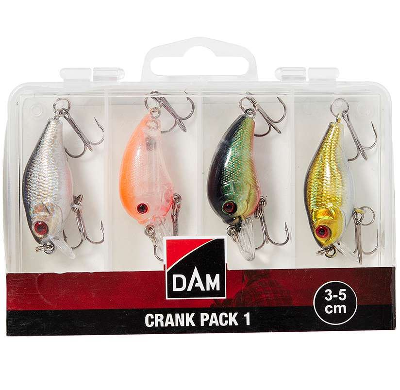 Dam wobler crank pack inc. box 3-5 cm