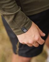 Korda Tričko Kool UPF Zip Jersey Dark Olive (4)