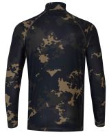 Korda Tričko Kool UPF Zip Jersey Dark Kamo (1)