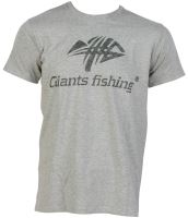 Giants Fishing Tričko Pánske Sivé Camo Logo - L