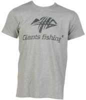 Giants Fishing Tričko Pánské Šedé Camo Logo - XXXL