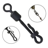 Giants Fishing Rýchlovýmenný Obratlík s Klipom Clam Lock Quick Change Swivel 10 ks Vel 8 (2)