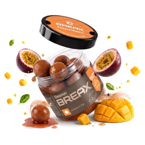 Delphin Boilies V Dipe BreaX PassionKRILL Krill Mango 200 ml