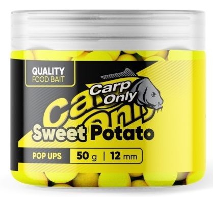 Carp only plávajúce boilies hi-visual pop up sweet potato 50 g - 16 mm