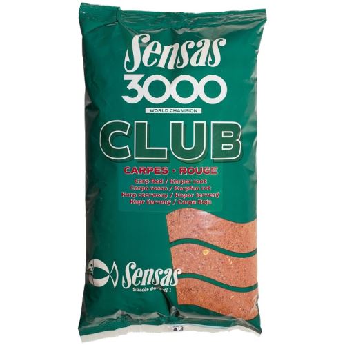 Sensas Kŕmenie 3000 Club 2,5 kg Kapor Červený