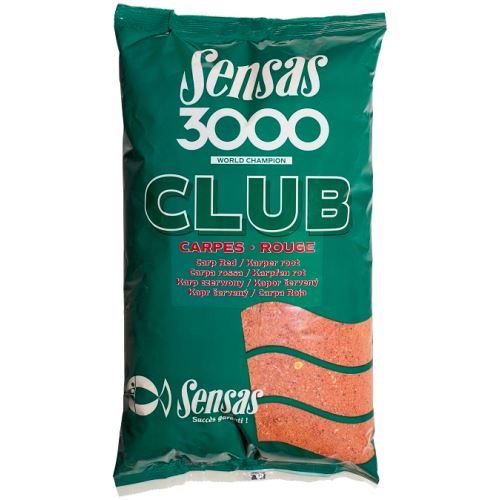 Sensas Kŕmenie 3000 Club 2,5 kg Kapor Červený
