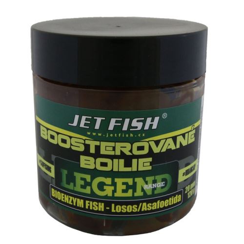 Jet Fish Boosterované Boilie Legend Range Bioenzym Fish 250 ml - 20 mm