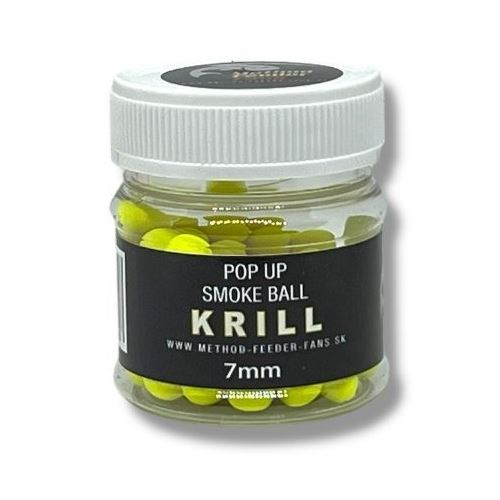 Method Feeder Fans Plávajúce Boilies Pop Up Smoke Ball 7 mm 50 ml